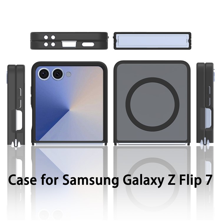  Samsung Galaxy Z Flip 7 Skal MagSafe Skin Touch Lila - Teknikhallen.se