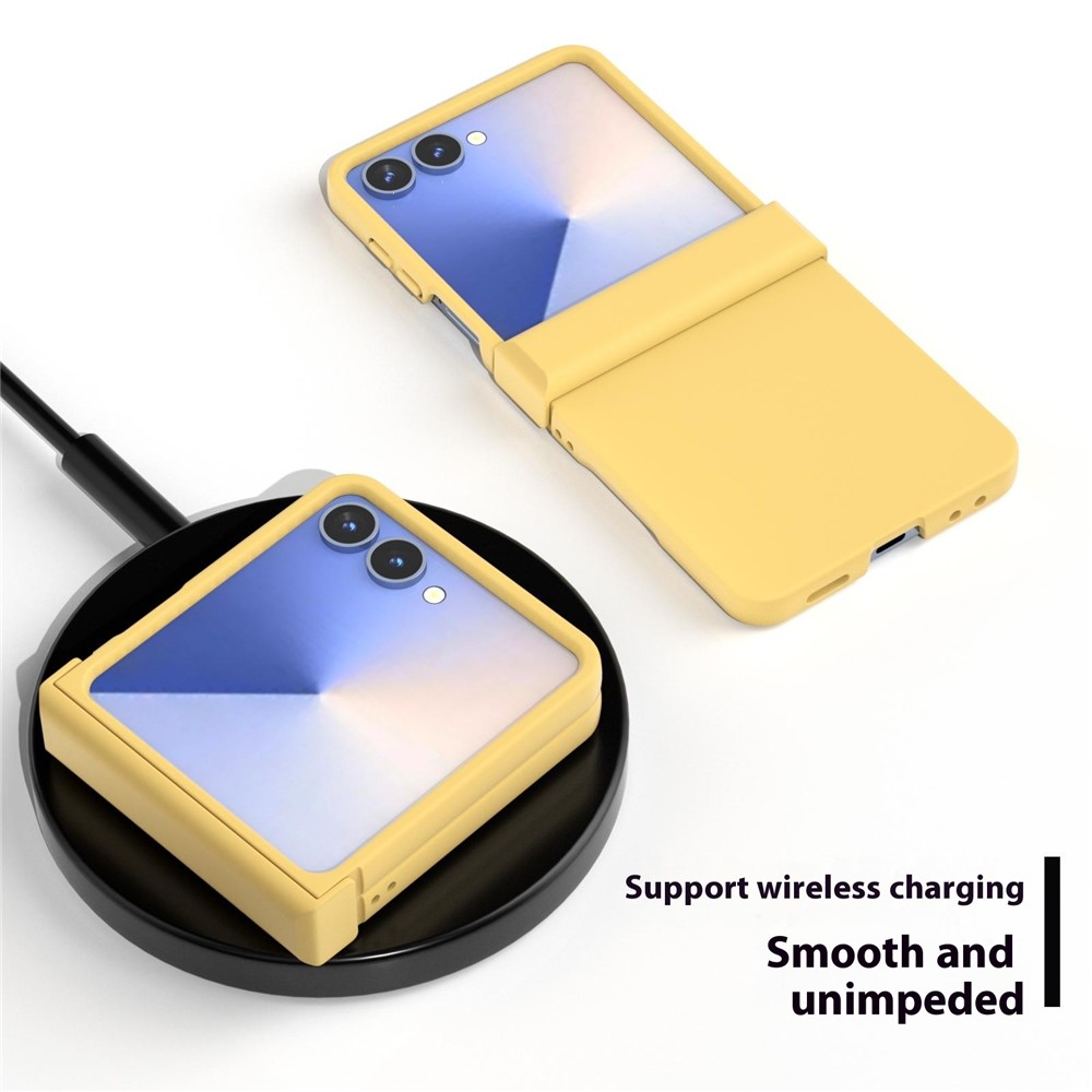 ABEEL ABEEL Samsung Galaxy Z Flip 7 Skal Skin Feel Gul - Teknikhallen.se