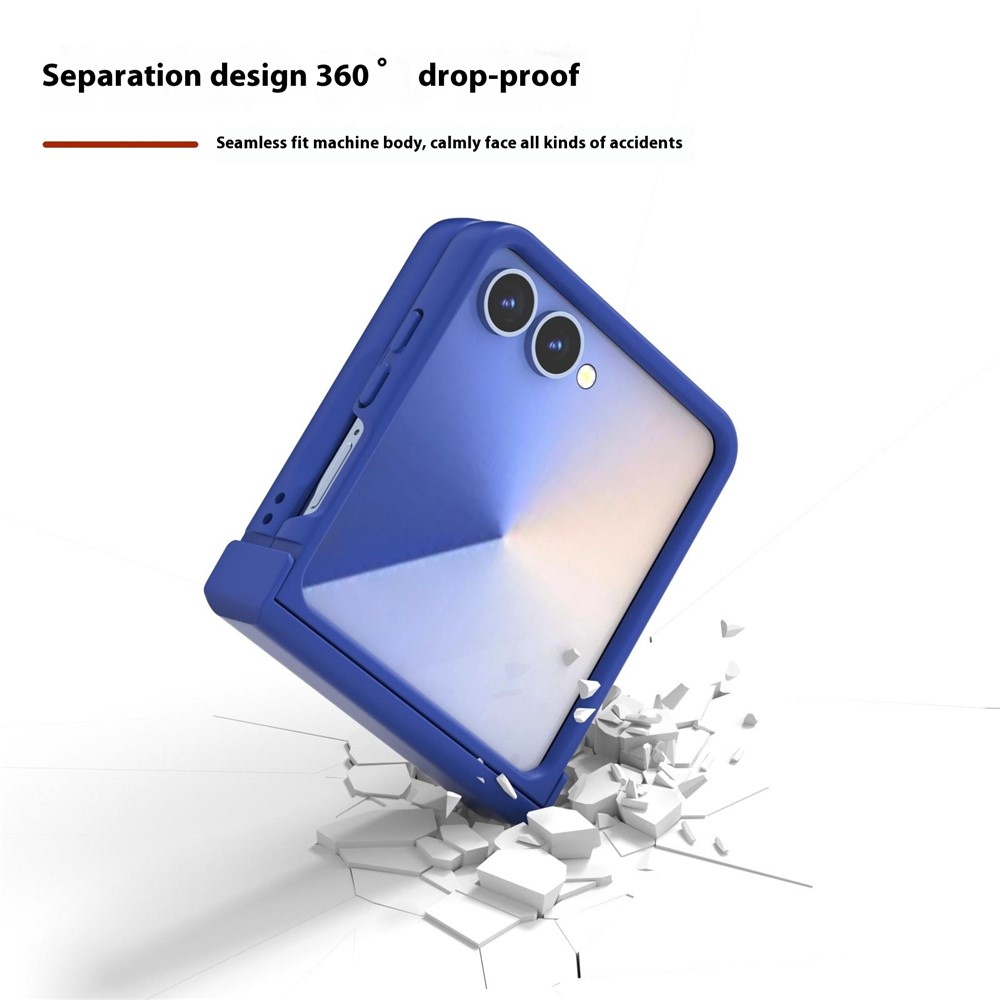 ABEEL ABEEL Samsung Galaxy Z Flip 7 Skal Skin Feel Blå - Teknikhallen.se