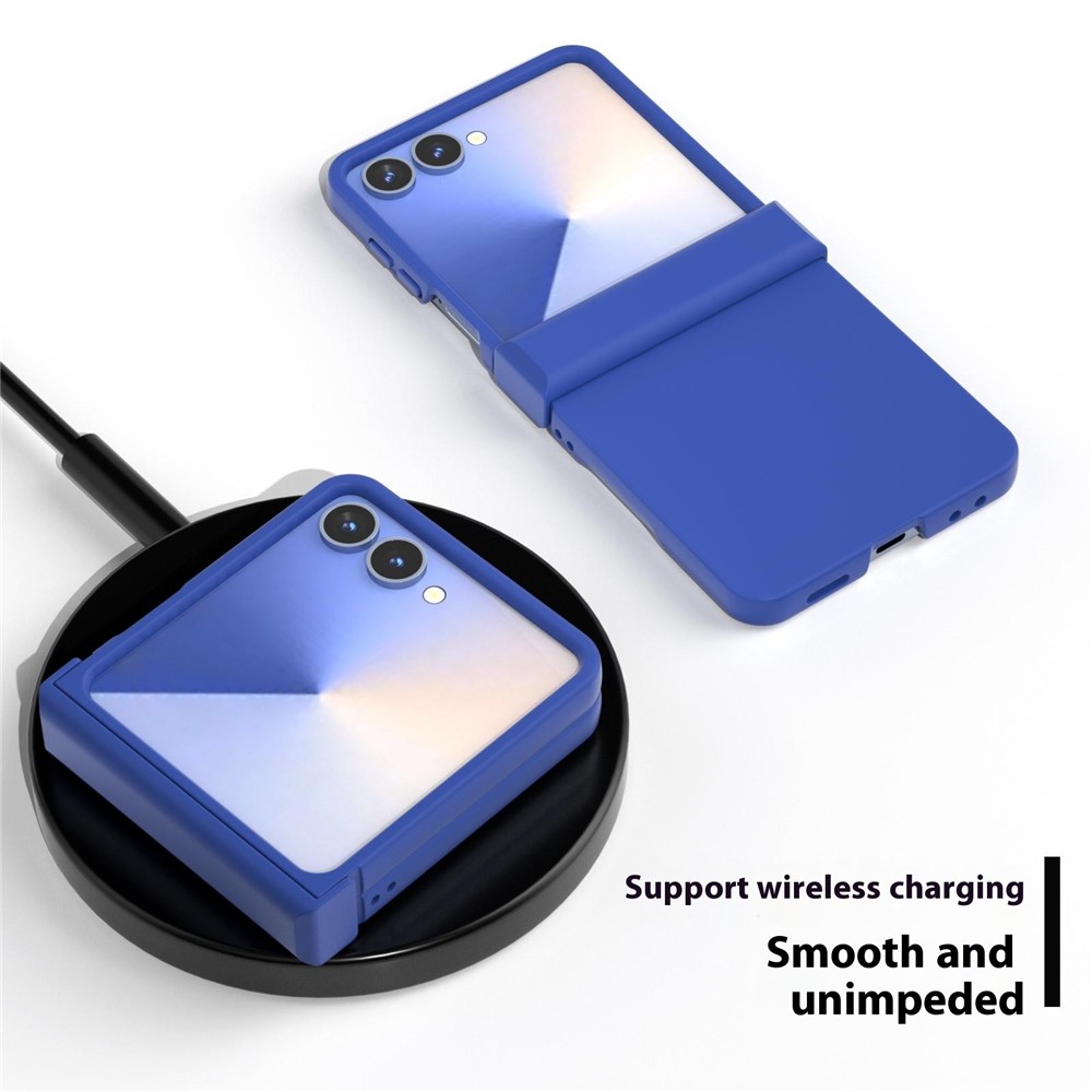 ABEEL ABEEL Samsung Galaxy Z Flip 7 Skal Skin Feel Blå - Teknikhallen.se