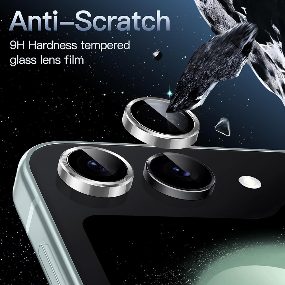ENKAY ENKAY Samsung Galaxy Z Flip 7 Linsskydd Svart - Teknikhallen.se