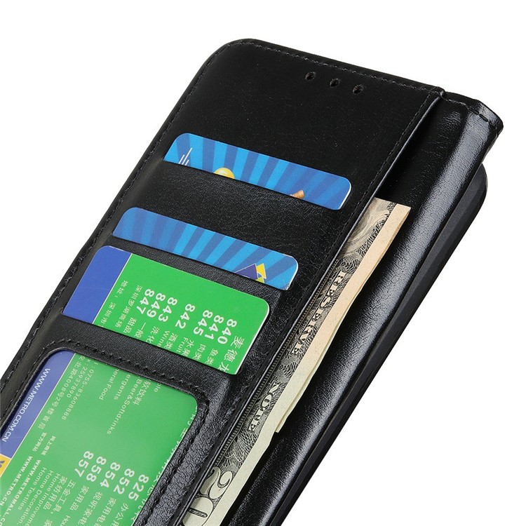  iPhone 17 Fodral Crazy Horse Läder Svart - Teknikhallen.se