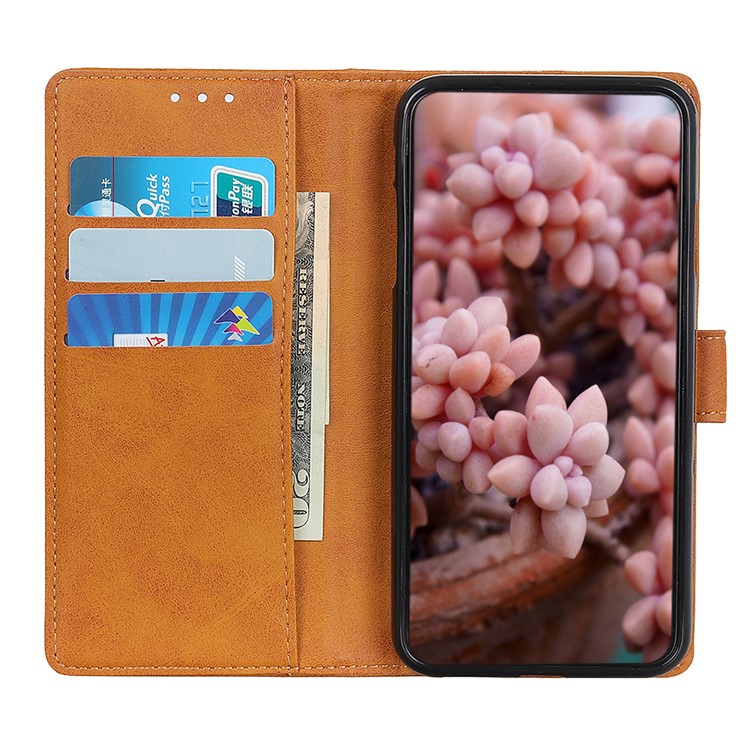  iPhone 17 Plånboksfodral Läder Brun - Teknikhallen.se