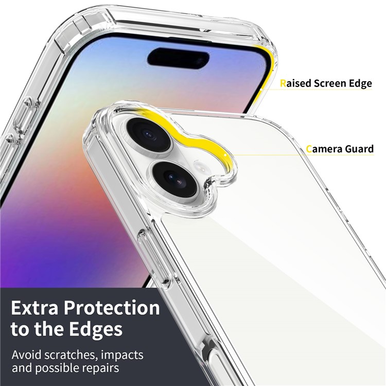  iPhone 17 Skal Akryl / TPU Transparent - Teknikhallen.se