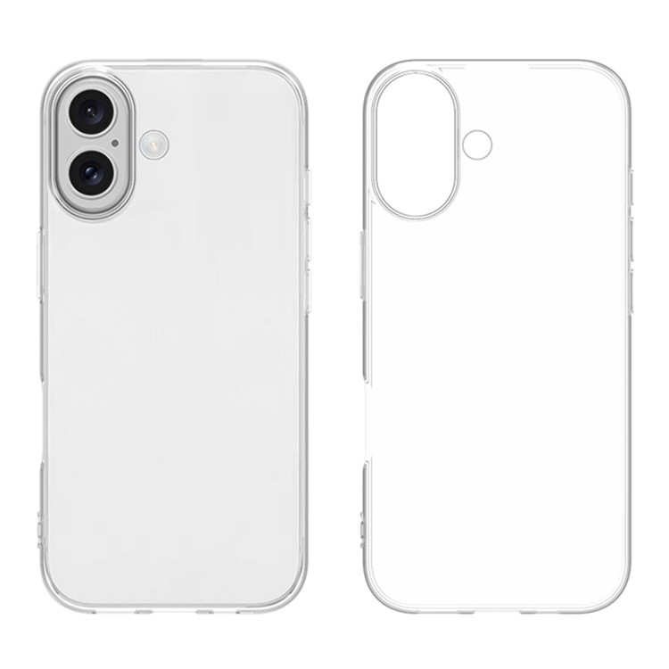  iPhone 17 Skal Slim Fit TPU Transparent - Teknikhallen.se