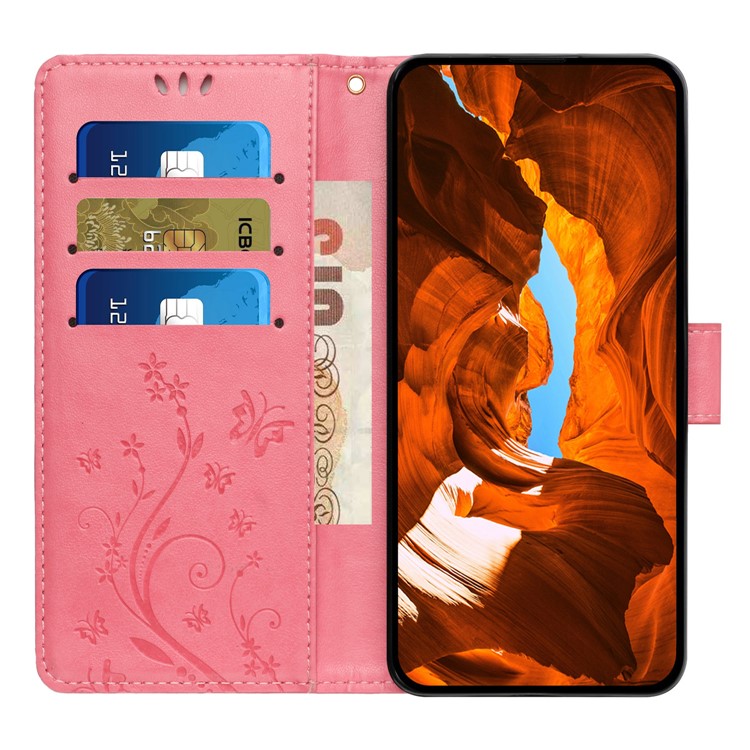  iPhone 17 Fodral Med Blommigt Tryck Rosa - Teknikhallen.se