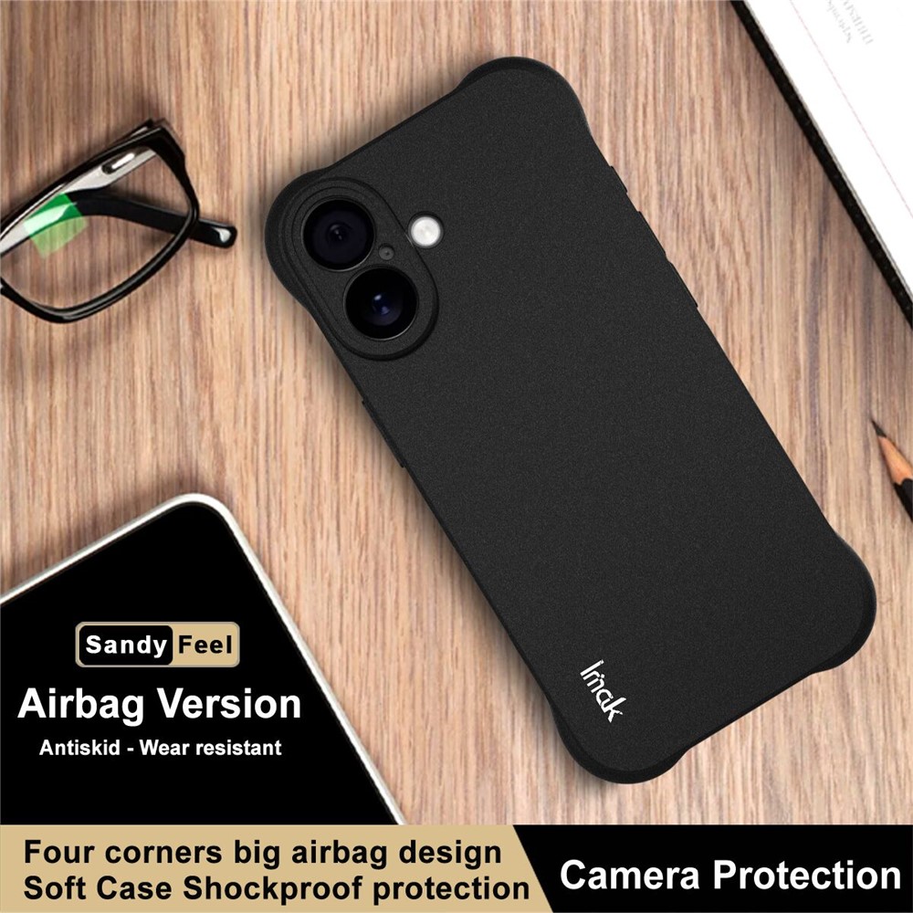 IMAK IMAK iPhone 17 Skal TPU Shockproof Airbag Svart - Teknikhallen.se