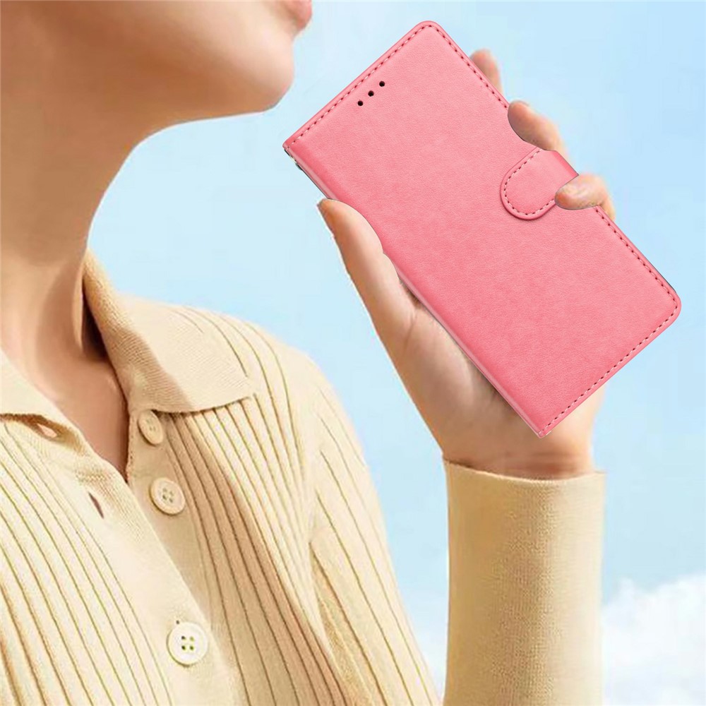  iPhone 17 Fodral Läder Roséguld - Teknikhallen.se