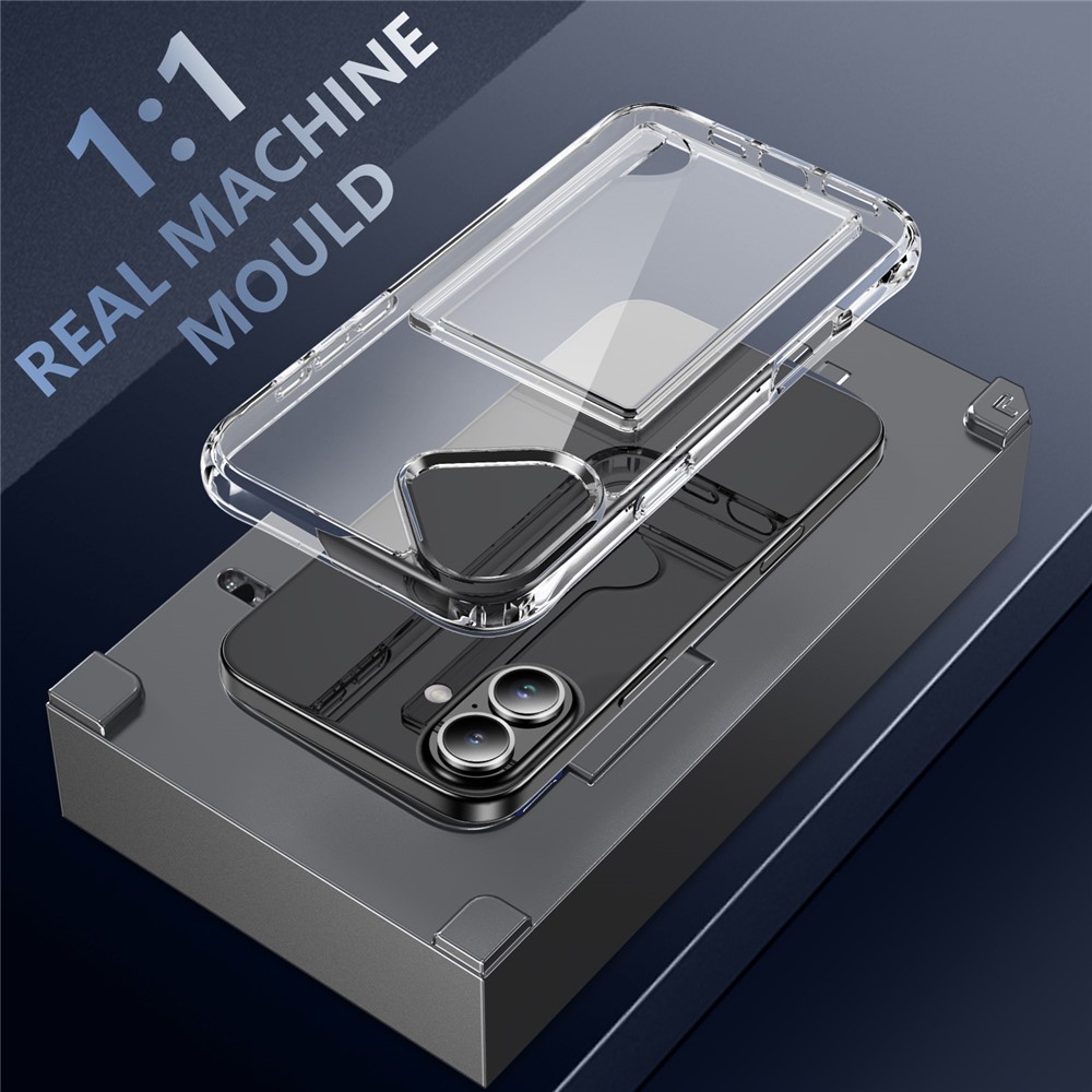  iPhone 17 Skal Med Korthållare Transparent - Teknikhallen.se