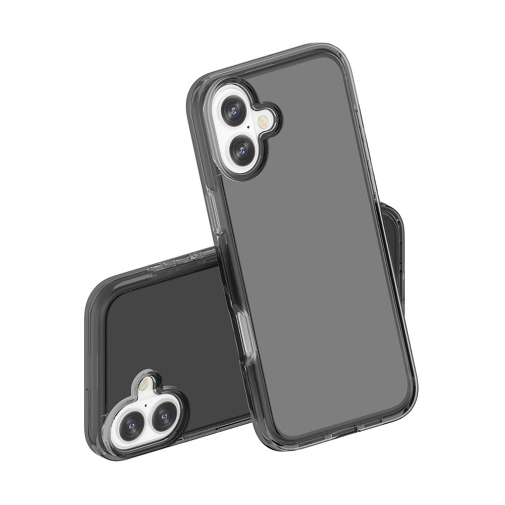  iPhone 17 Skal Shockproof Hybrid Tonad Grå - Teknikhallen.se