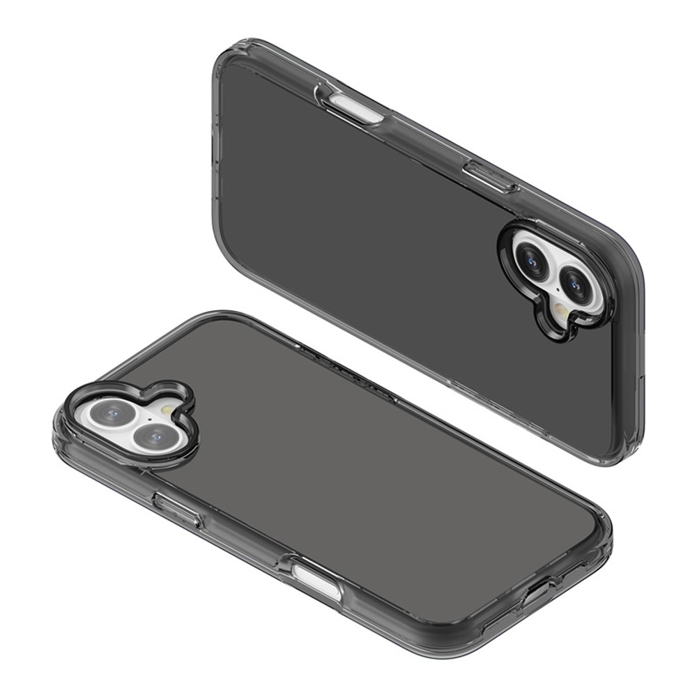  iPhone 17 Skal Shockproof Hybrid Tonad Grå - Teknikhallen.se