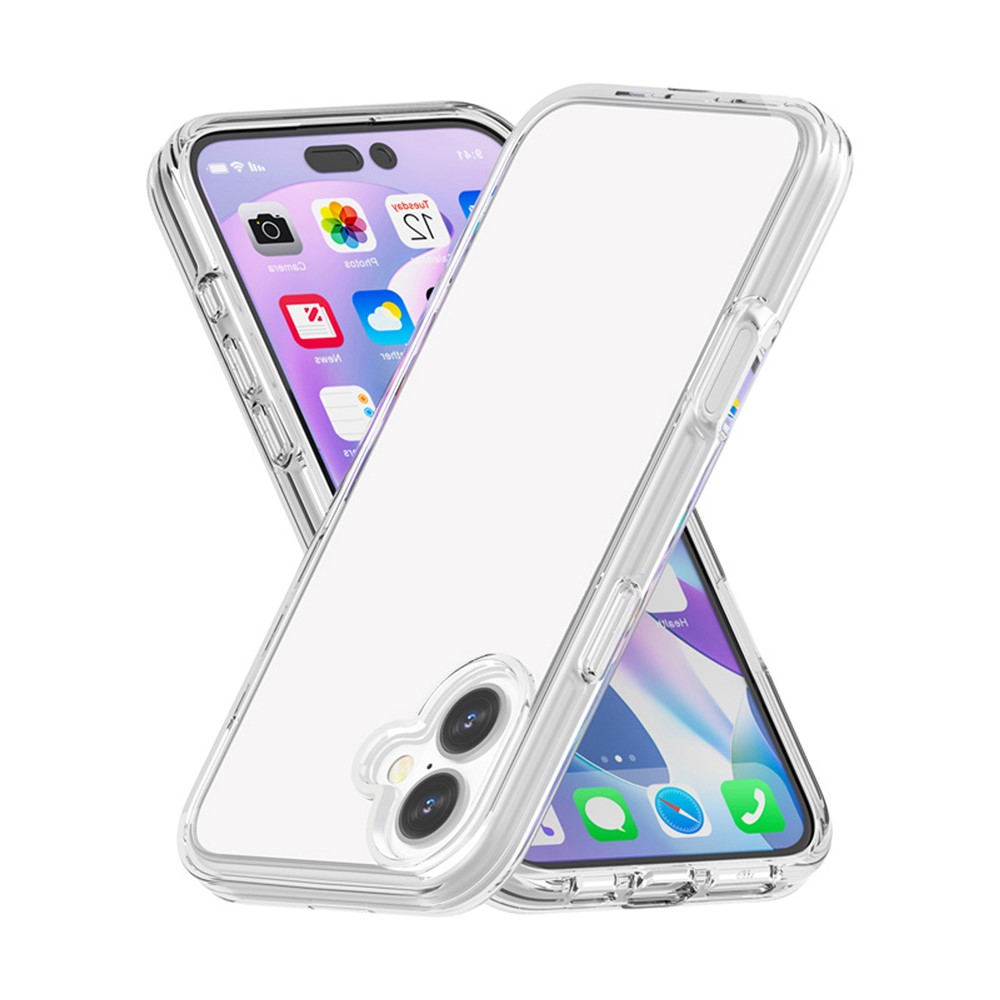  iPhone 17 Skal Shockproof Hybrid Transparent - Teknikhallen.se