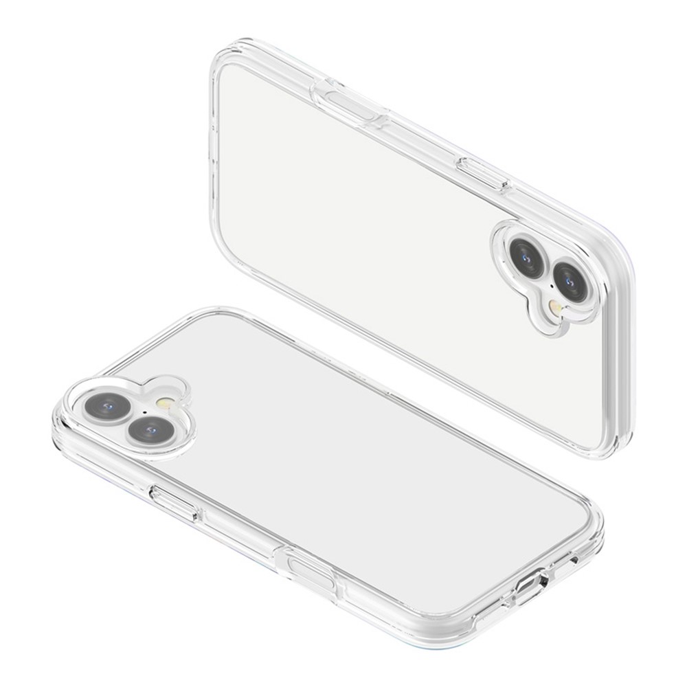  iPhone 17 Skal Shockproof Hybrid Transparent - Teknikhallen.se