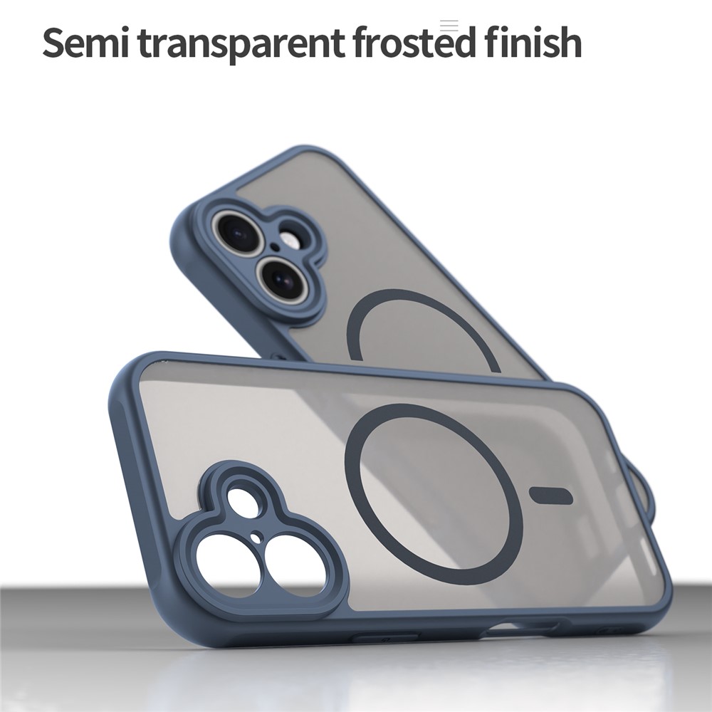  iPhone 17 Skal MagSafe Hybrid Blå - Teknikhallen.se