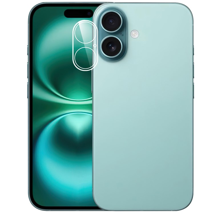  iPhone 17 Linsskydd Härdat Glas Transparent - Teknikhallen.se