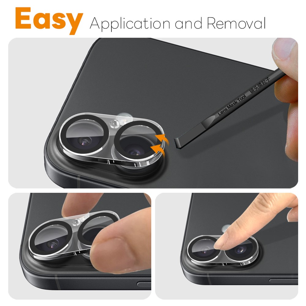 NORTHJO NORTHJO iPhone 17 2-PACK Linsskydd Härdat Glas - Teknikhallen.se