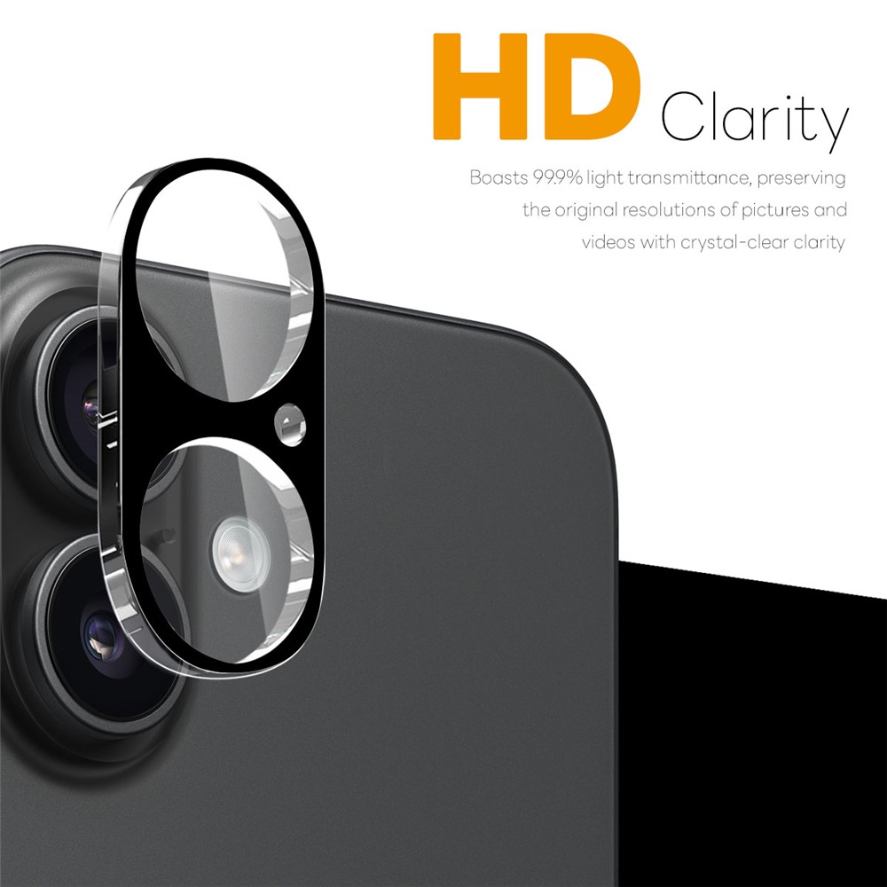 NORTHJO NORTHJO iPhone 17 2-PACK Linsskydd Härdat Glas Svart - Teknikhallen.se