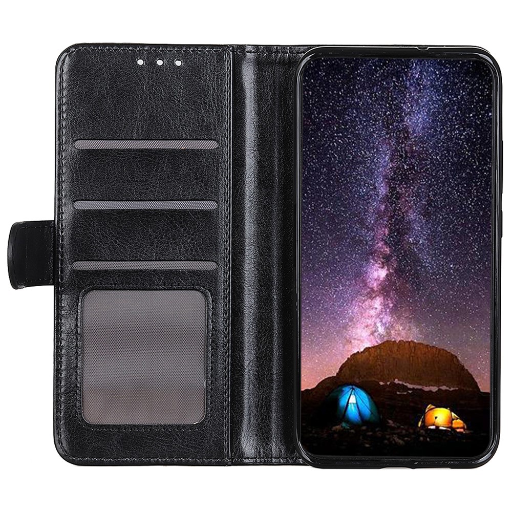  Google Pixel 10/10 Pro / 9/9 Pro Fodral Crazy Horse Läder Svart - Teknikhallen.se