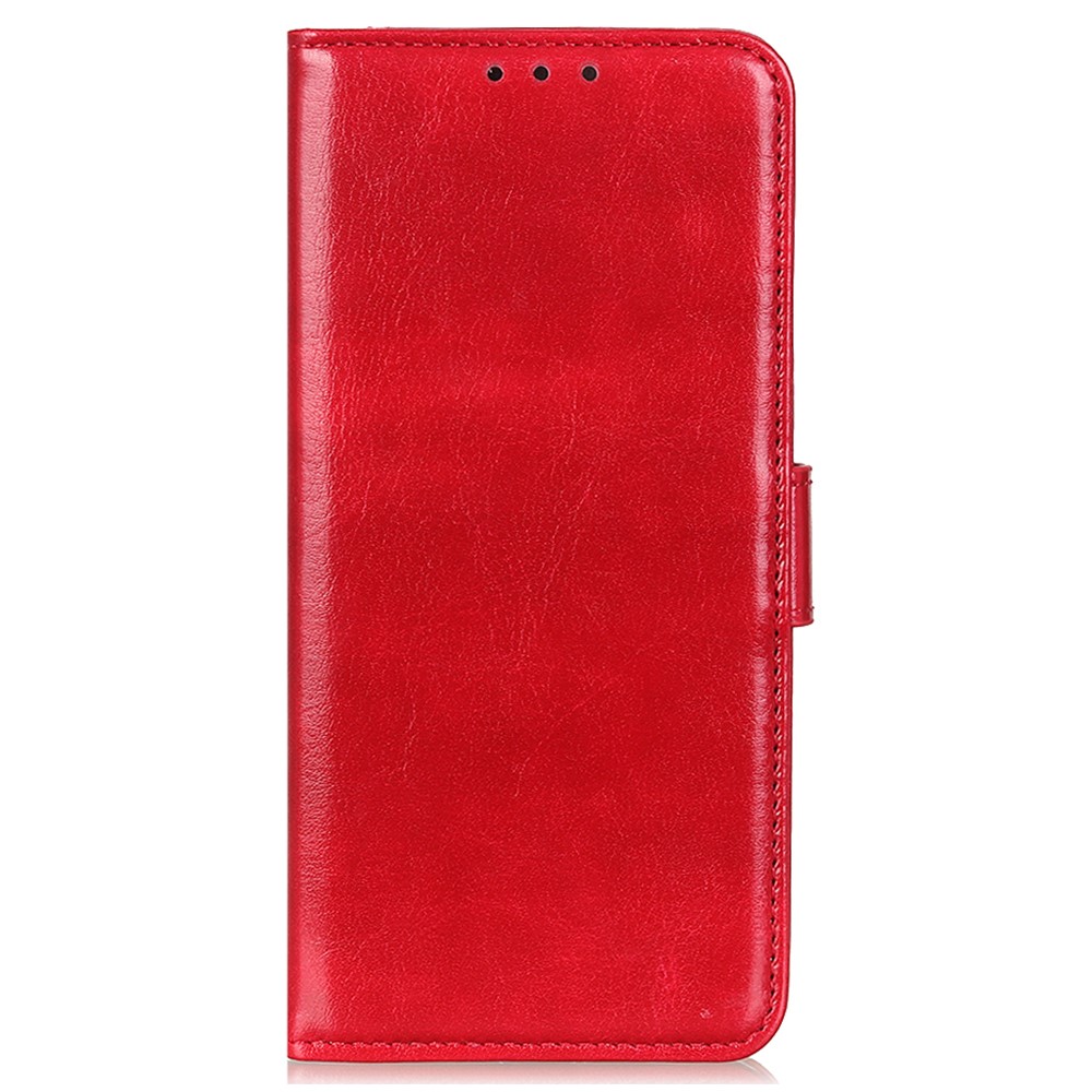  Google Pixel 10/10 Pro / 9/9 Pro Fodral Crazy Horse Läder Röd - Teknikhallen.se