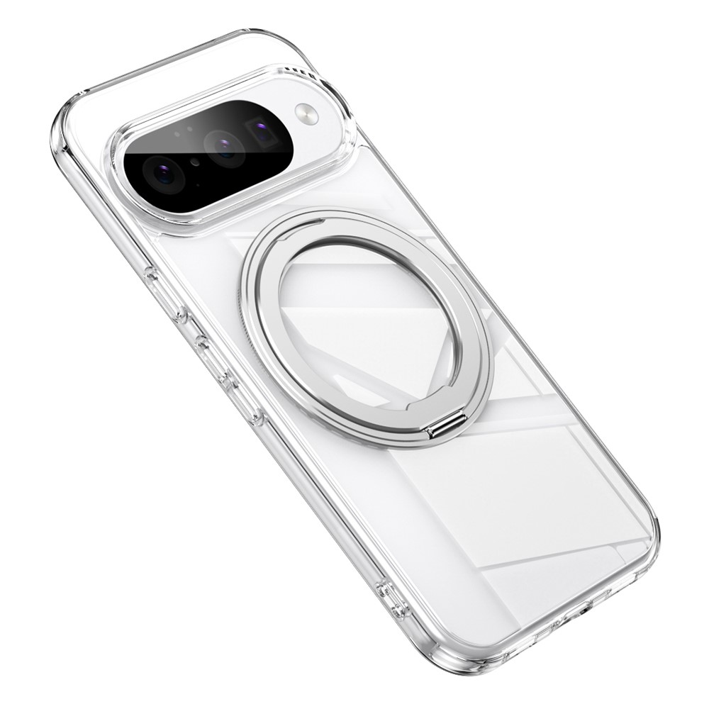  Google Pixel 10 / 10 Pro Skal MagSafe Kickstand Transparent - Teknikhallen.se