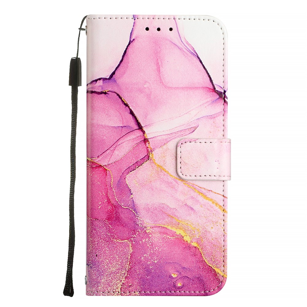  Google Pixel 10 / 10 Pro Fodral Marmor Rosa / Lila - Teknikhallen.se