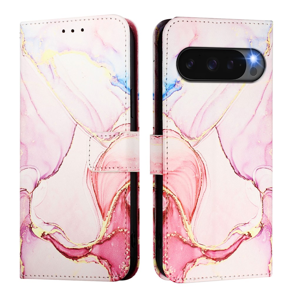  Google Pixel 10 / 10 Pro Fodral Marmor Roséguld - Teknikhallen.se