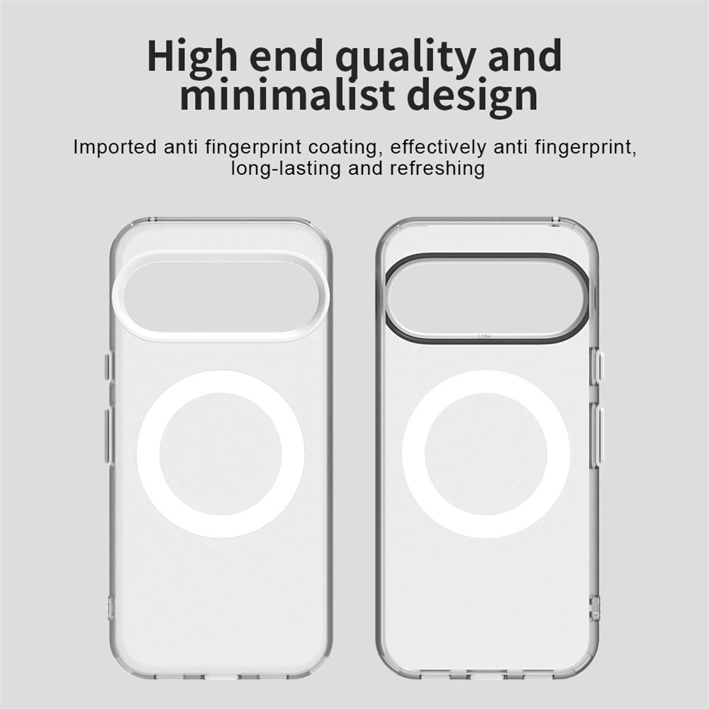  Google Pixel 10 / 10 Pro Skal MagSafe Hybrid Transparent - Teknikhallen.se