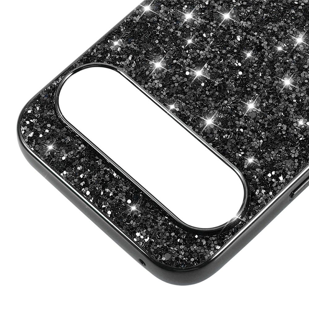  Google Pixel 10 / 10 Pro Skal Glitter Hybrid Roséguld - Teknikhallen.se