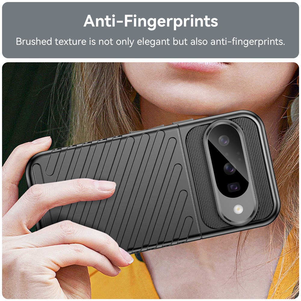  Google Pixel 10 / 10 Pro Skal Twill Textur Svart - Teknikhallen.se