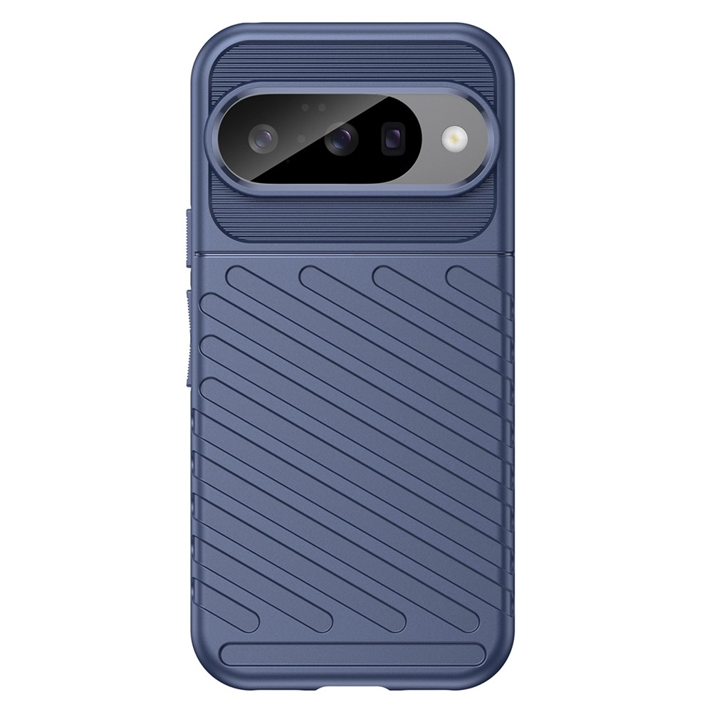  Google Pixel 10 / 10 Pro Skal Twill Textur Blå - Teknikhallen.se