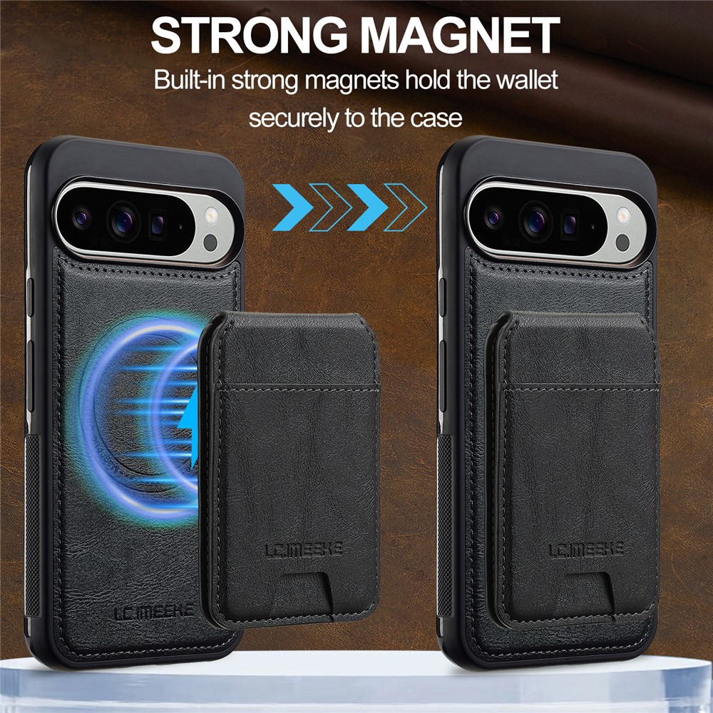 LC.IMEEKE LC.IMEEKE Google Pixel 10/10 Pro Skal Magnetiskt Kortfack - Teknikhallen.se