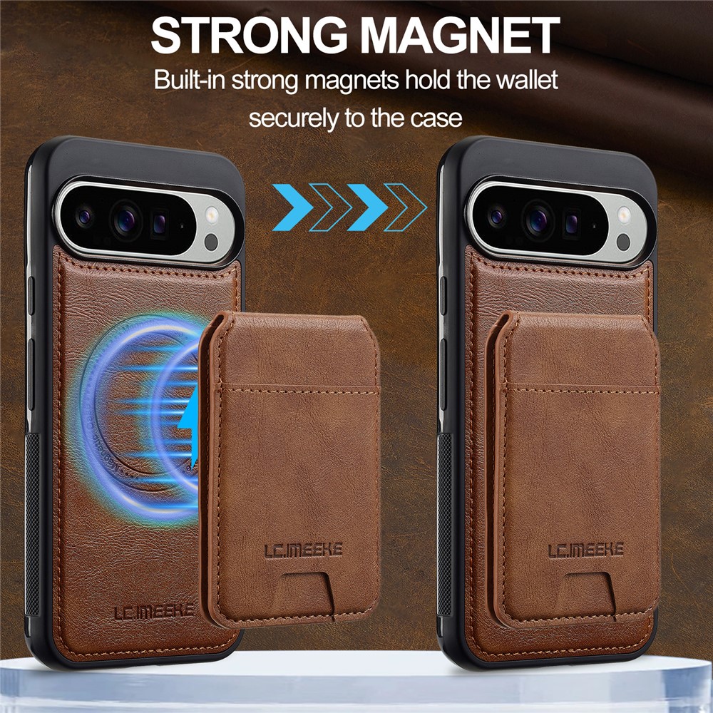 LC.IMEEKE LC.IMEEKE Google Pixel 10/10 Pro Skal Magnetiskt Kortfack - Teknikhallen.se