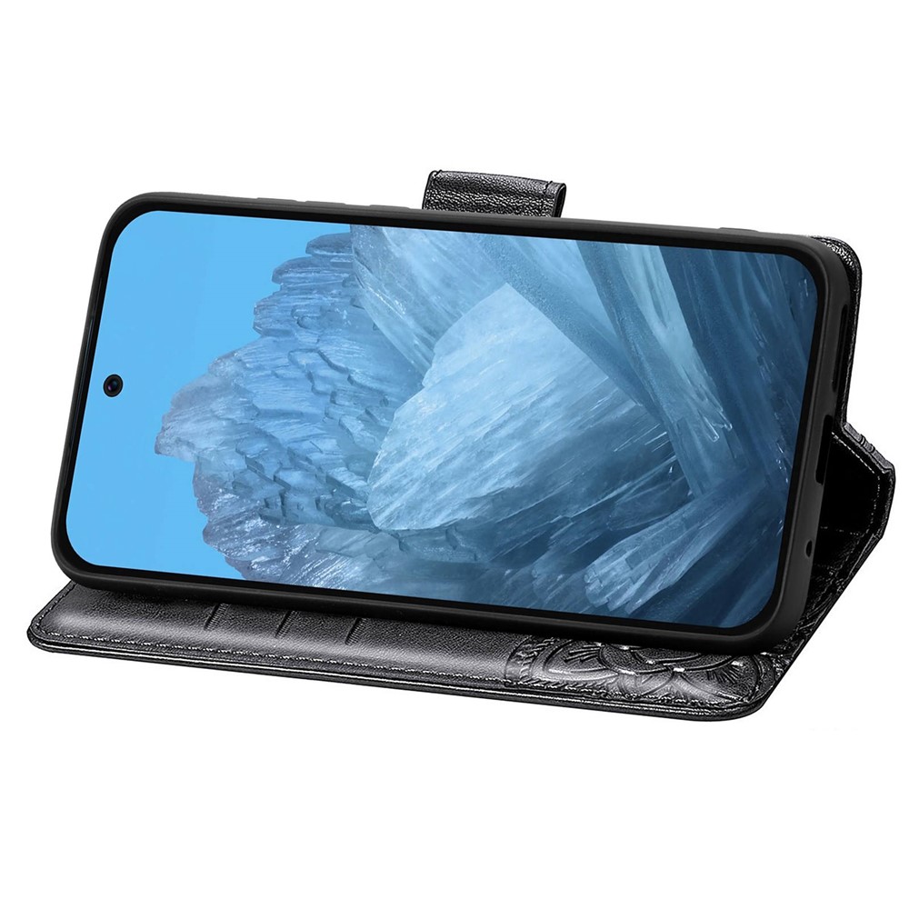  Google Pixel 10/10 Pro Fodral Med Fjäril Tryck Svart - Teknikhallen.se