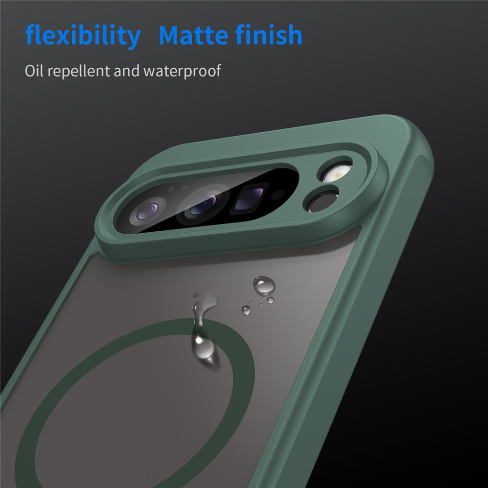  Google Pixel 10 Pro XL Skal MagSafe Hybrid Grön - Teknikhallen.se