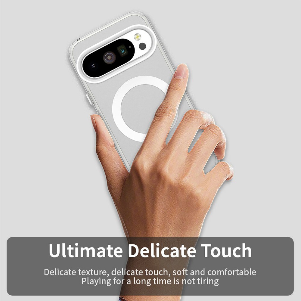  Google Pixel 10 Pro XL Skal MagSafe Hybrid Transparent - Teknikhallen.se