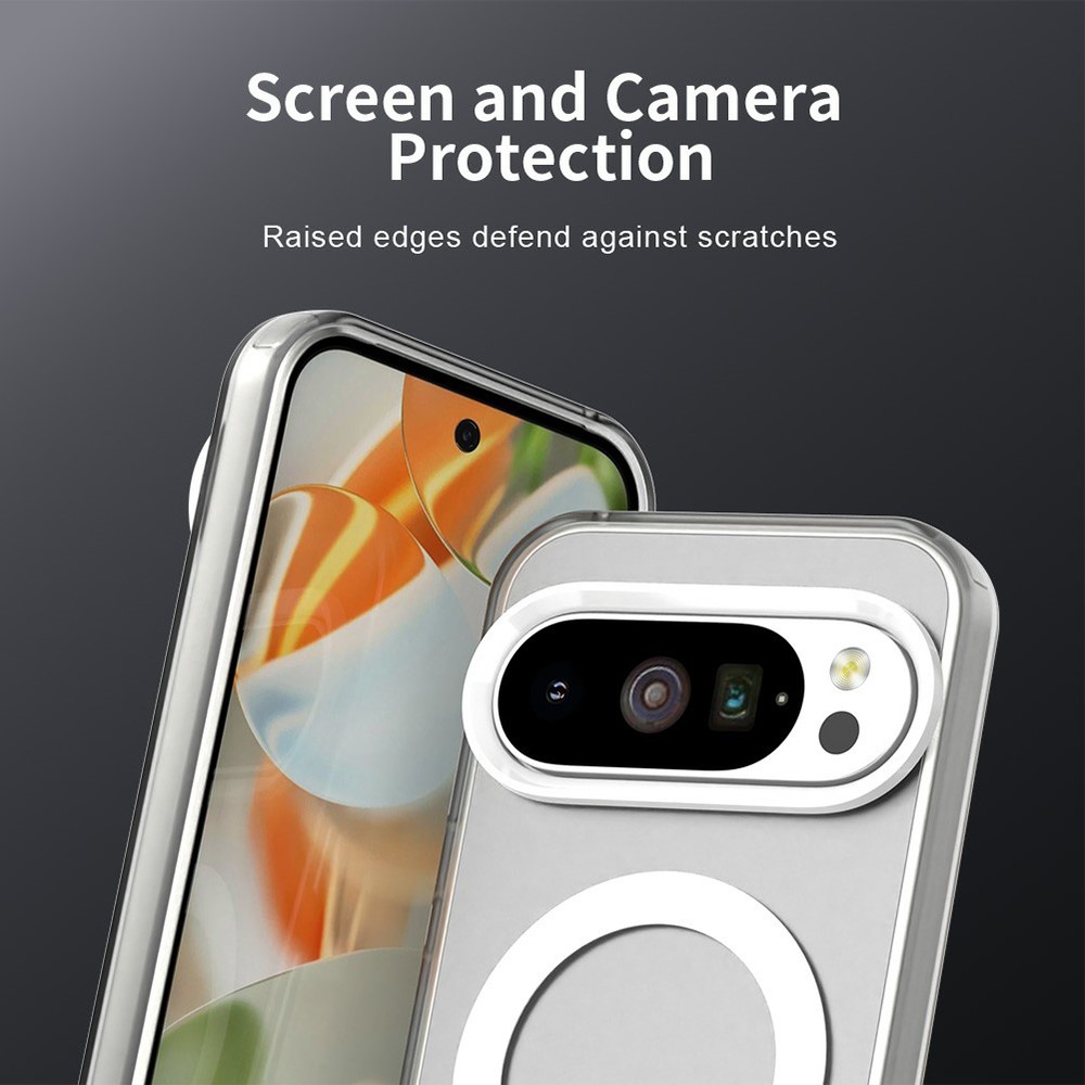 Google Pixel 10 Pro XL Skal MagSafe Hybrid Transparent - Teknikhallen.se