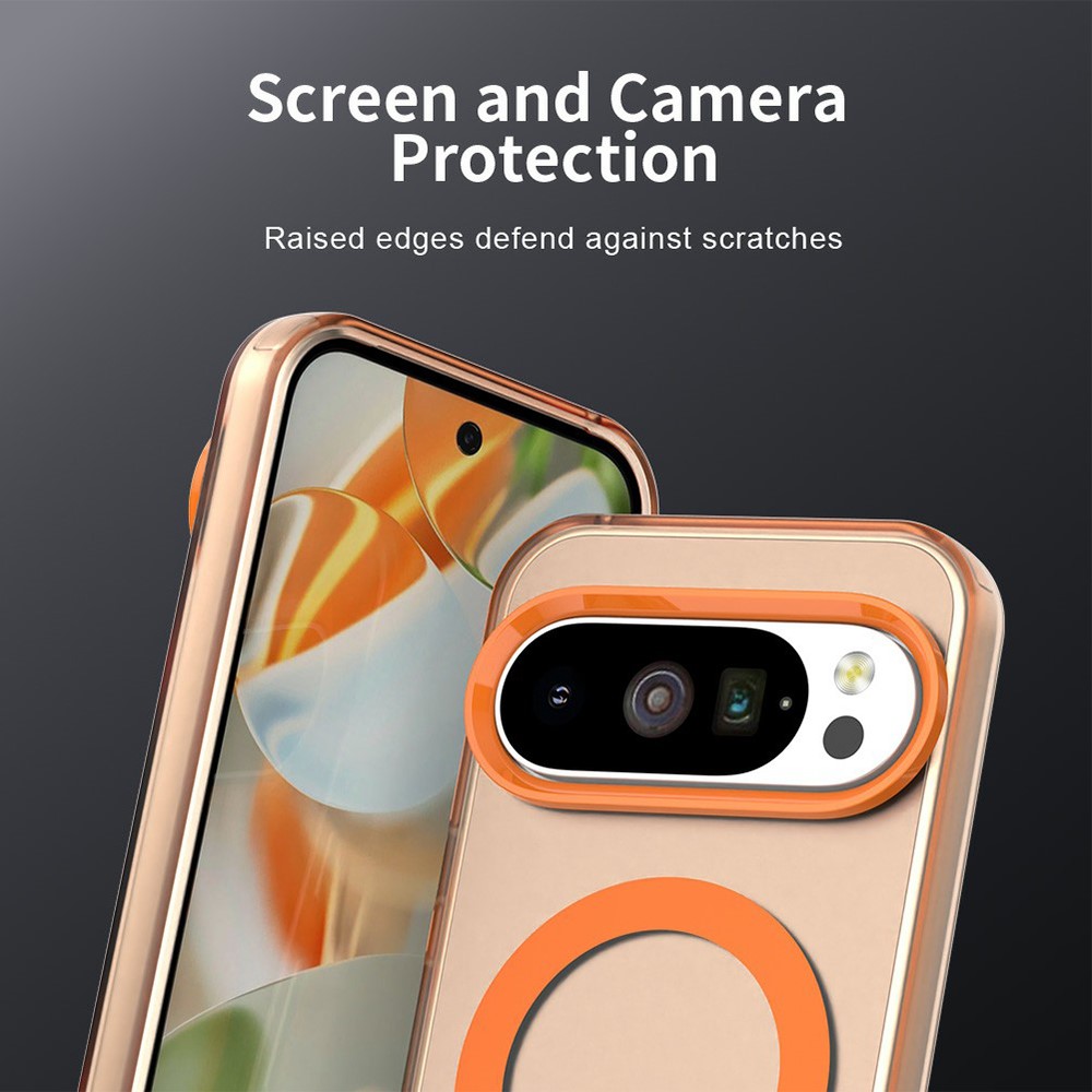  Google Pixel 10 Pro XL Skal MagSafe Hybrid Orange - Teknikhallen.se