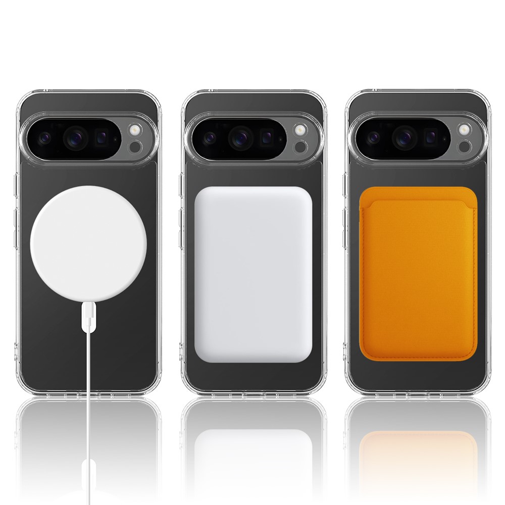  Google Pixel 10 Pro XL Skal MagSafe Hybrid Transparent - Teknikhallen.se