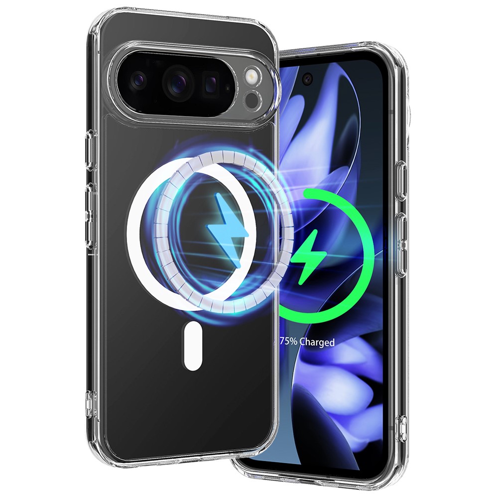  Google Pixel 10 Pro XL Skal MagSafe Hybrid Transparent - Teknikhallen.se