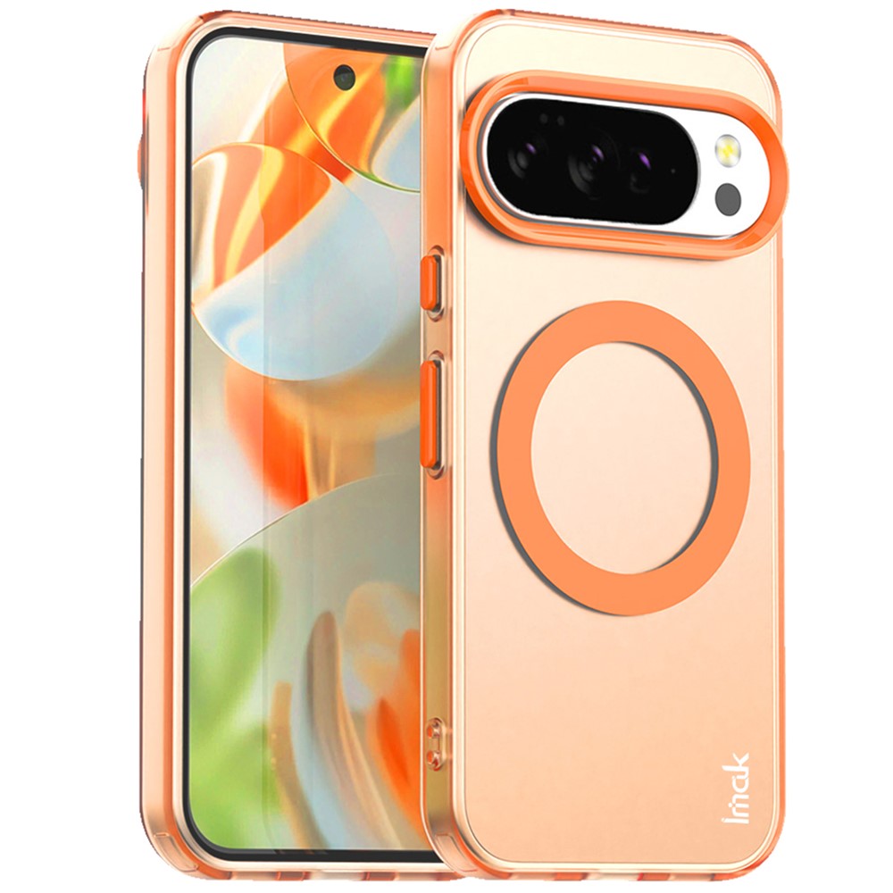 IMAK IMAK Google Pixel 10 Pro XL Skal MagSafe Anti Drop Orange - Teknikhallen.se
