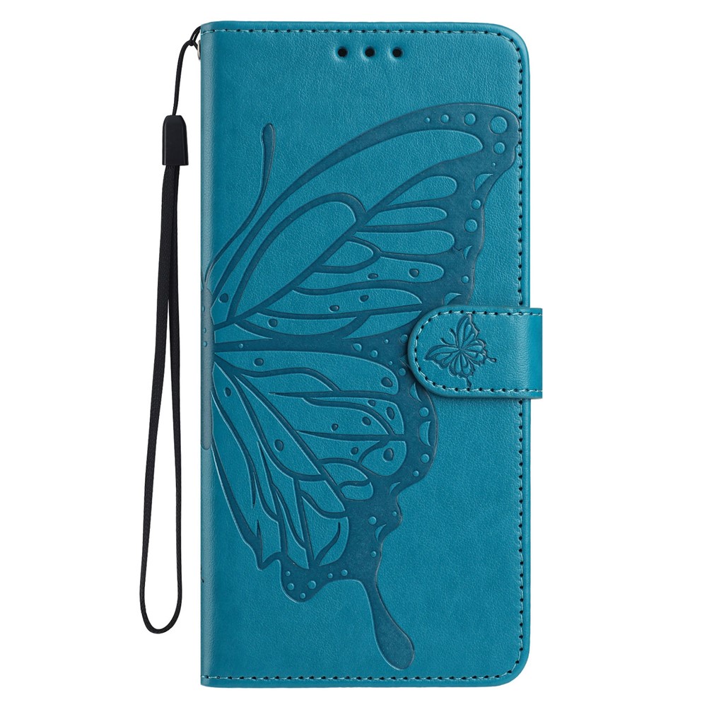  Google Pixel 10 Pro XL/ 9 Pro XL Fodral Fjäril Tryck Blå - Teknikhallen.se