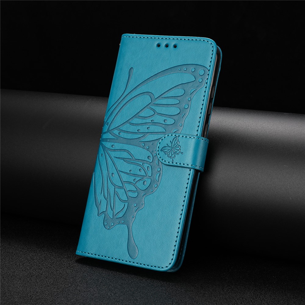  Google Pixel 10 Pro XL/ 9 Pro XL Fodral Fjäril Tryck Blå - Teknikhallen.se