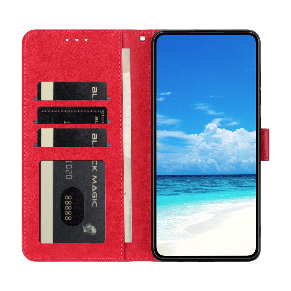  Google Pixel 10 Pro XL/ 9 Pro XL Fodral Fjäril Tryck Röd - Teknikhallen.se