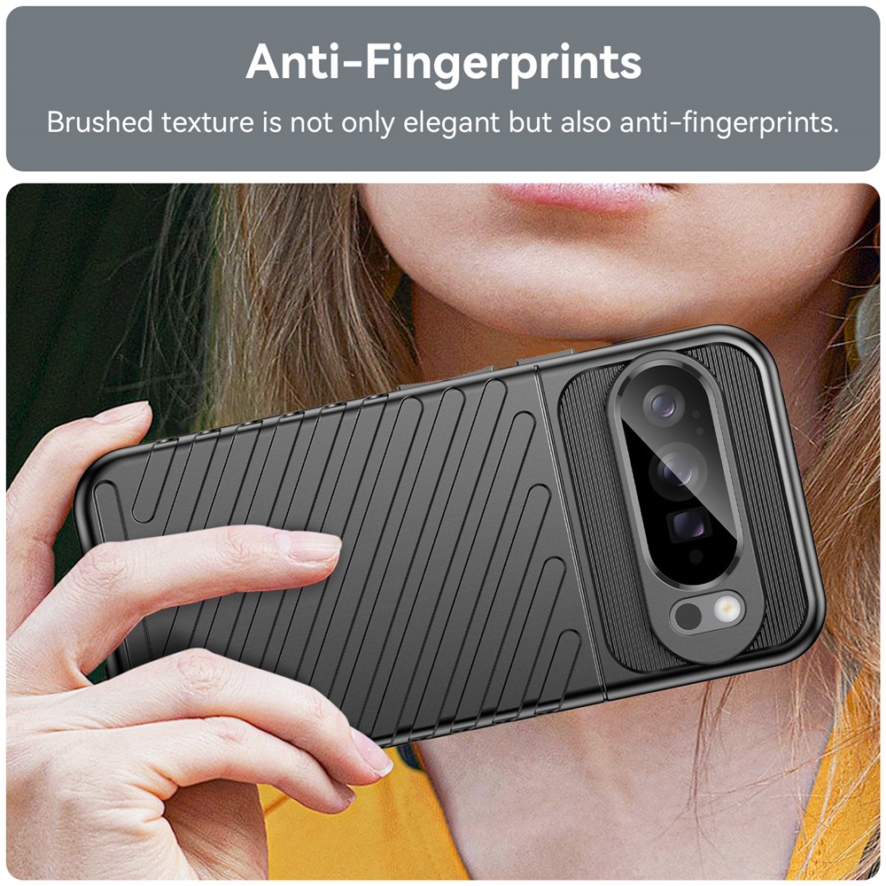 Google Pixel 10 Pro XL Skal Twill Textur Svart - Teknikhallen.se