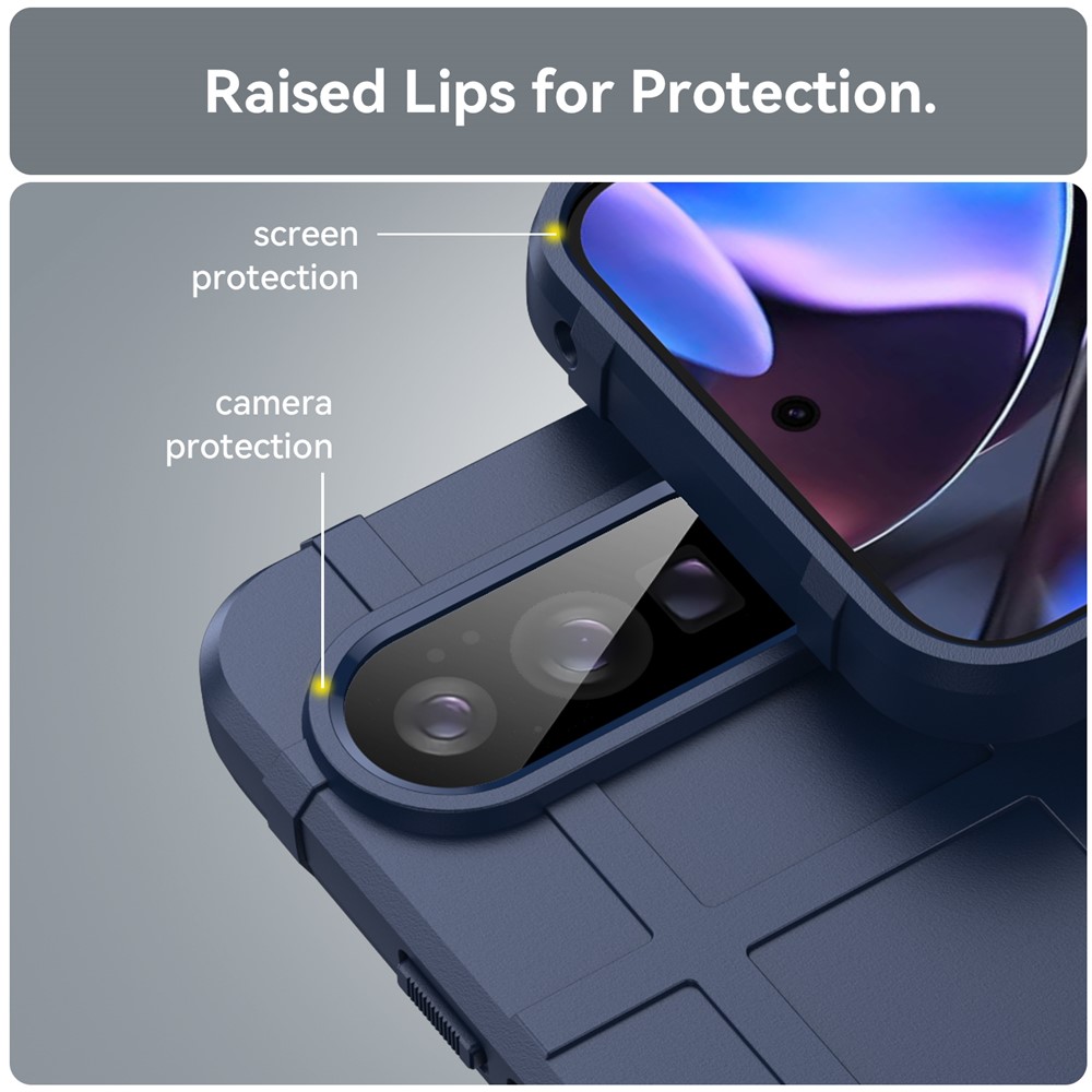  Google Pixel 10 Pro XL Skal Robust Blå - Teknikhallen.se