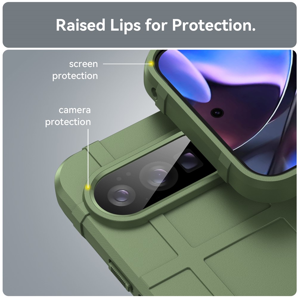  Google Pixel 10 Pro XL Skal Robust Grön - Teknikhallen.se