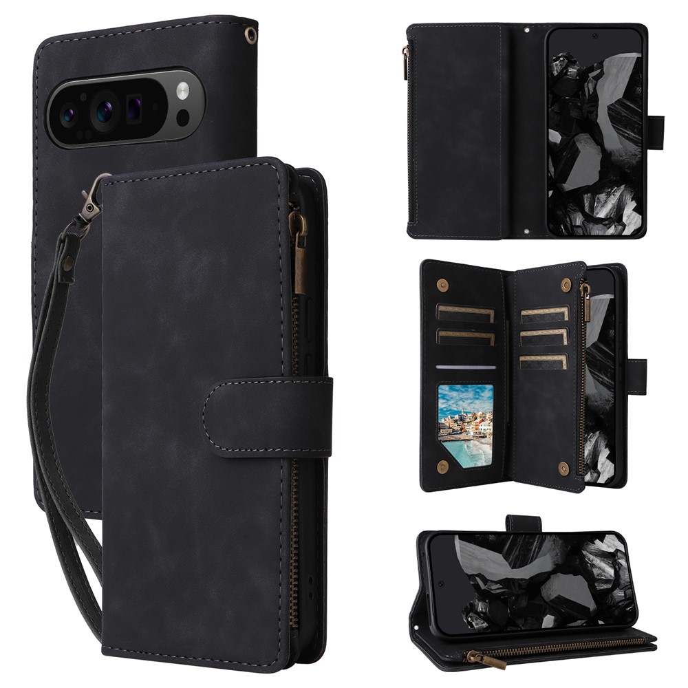  Google Pixel 10 Pro XL/ 9 Pro XL Fodral Multifunktionellt Svart - Teknikhallen.se