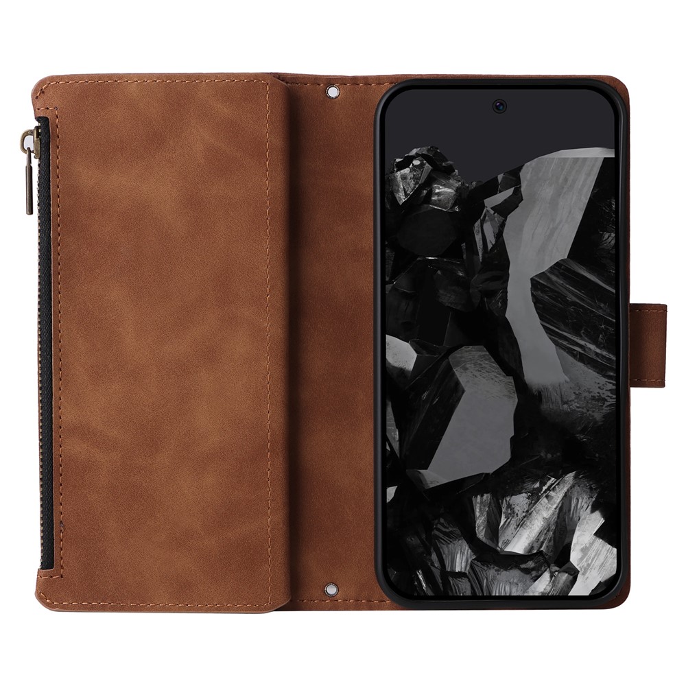  Google Pixel 10 Pro XL/ 9 Pro XL Fodral Multifunktionellt Brun - Teknikhallen.se