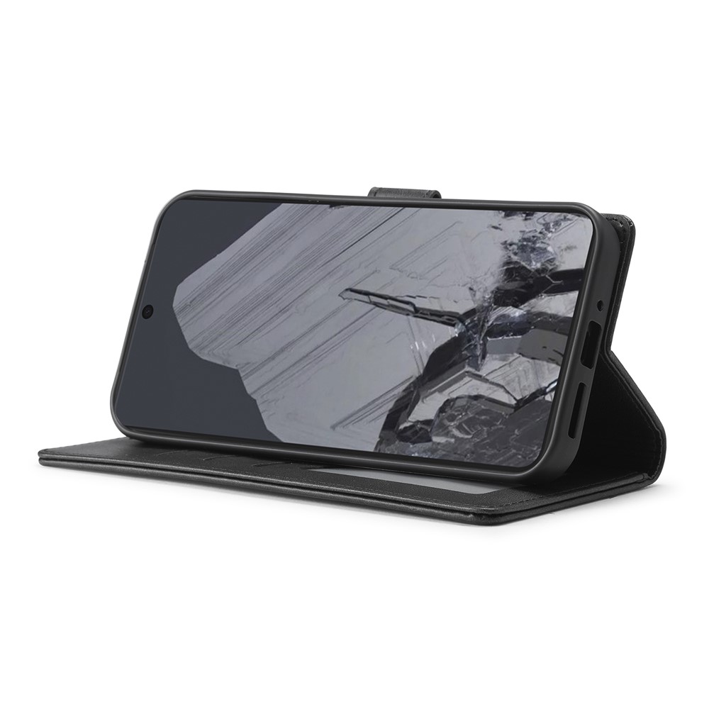 LC.IMEEKE LC.IMEEKE Google Pixel 10 Pro XL Fodral Läder Svart - Teknikhallen.se