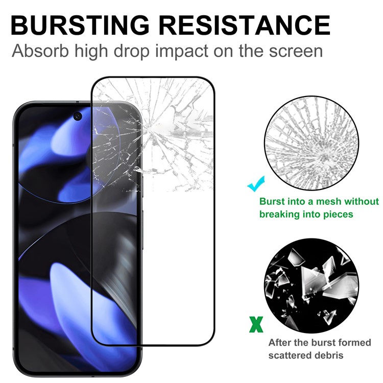  Google Pixel 10 Pro XL Skärmskydd Heltäckande Härdat Glas - Teknikhallen.se